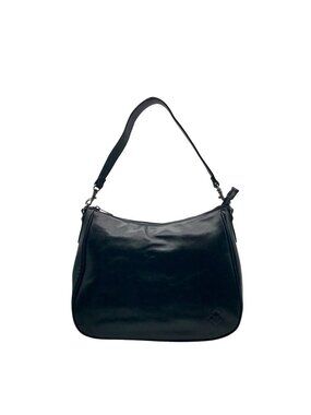 Patricia Nash Black Leather Shoulder/Hobo Bag